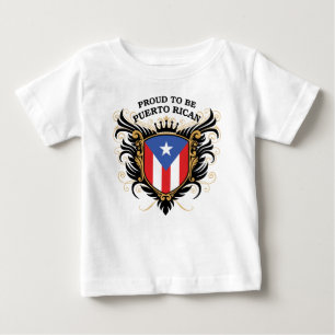 Camiseta De Bebé Orgulloso ser puertorriqueño