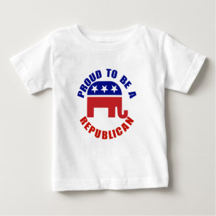 Camiseta De Bebé Orgulloso ser una original republicana