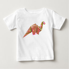 Camiseta De Bebé Origami Brachiosaur - irlandés