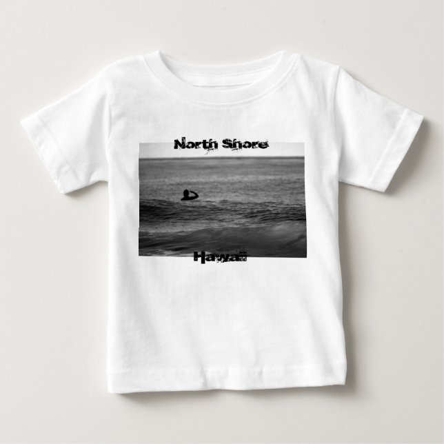 Camiseta De Bebé Orilla del norte, Hawaii (Anverso)