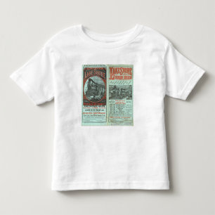 Camiseta De Bebé Orilla y Michigan del lago tan ferroviarios