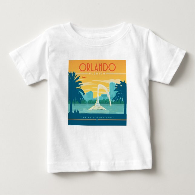 Camiseta De Bebé Orlando Florida (Anverso)