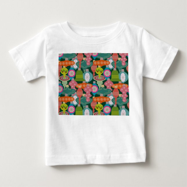 Camiseta De Bebé Ornament Jumble (Anverso)