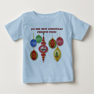 Camiseta De Bebé Ornamento navideño clásico para bebé