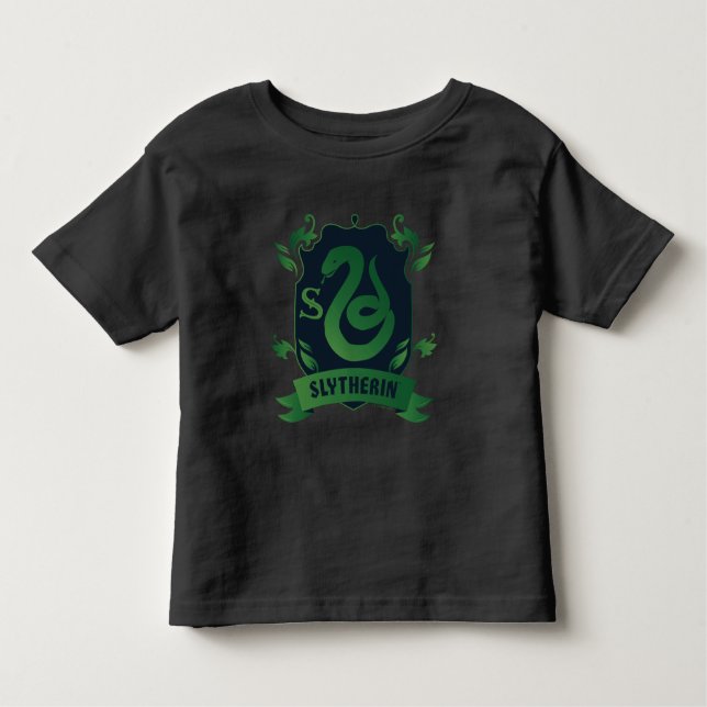 Camiseta De Bebé Ornate SLYTHERIN™ House Escudo (Anverso)