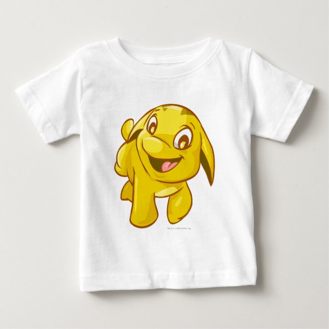 Camiseta De Bebé Oro de Poogle (Anverso)