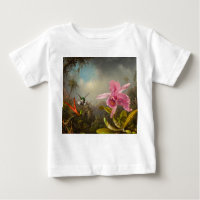 Orquídea con dos Hummingbirds Heade