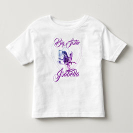 Camiseta De Bebé Orquídea Hermana Mayor Hermana Menor