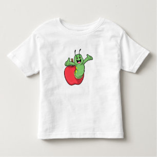 Camiseta De Bebé oruga con Apple