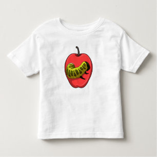 Camiseta De Bebé oruga con Apple