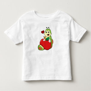 Camiseta De Bebé oruga con Apple