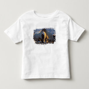 Camiseta De Bebé Osa de oso polar con cría al lado, 1002 costera
