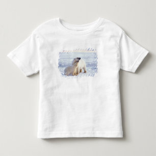 Camiseta De Bebé Osa de oso polar con cría, manada