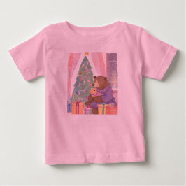 Camiseta De Bebé Osa madre y cría de oso