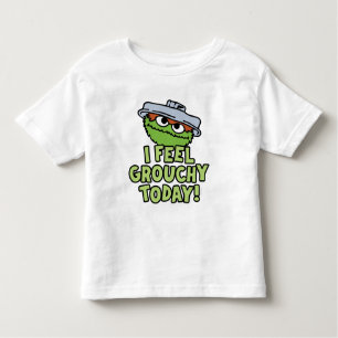 Camiseta De Bebé Oscar el Grouch   Hoy Me Siento Grouchy.