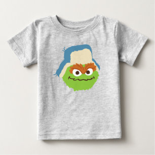 Camiseta De Bebé Oscar el rostro de Grouch Woodland
