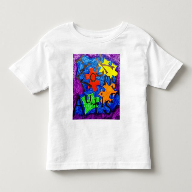 Camiseta De Bebé Oscilo mi autismo (Anverso)