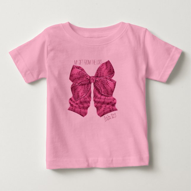 Camiseta De Bebé Oscuro Bow Tutu Bodysuit (Anverso)