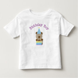 Camiseta De Bebé Osito de cumpleaños para niño