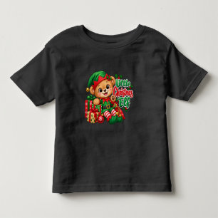 Camiseta De Bebé Osito Duende de Navidad (Niño)