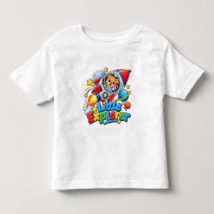 Camiseta De Bebé Osito Explorador Pequeño (Niño)