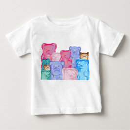 Camiseta De Bebé Ositos de goma