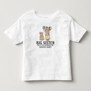 Camiseta De Bebé Ositos De Peluche Dos Hermanita/Bebé De Papá