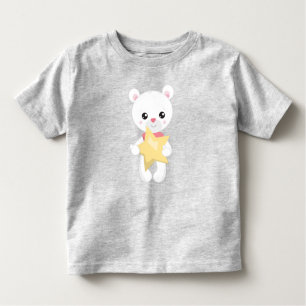 Camiseta De Bebé Oso Cubierto, Oso Blanco, Oso De Teddy, Oso De Beb