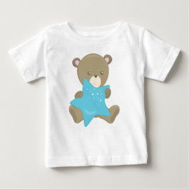 Camiseta De Bebé Oso Cubierto, Oso Infantil, Oso Pequeño, Oso Con E