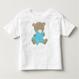 Camiseta De Bebé Oso Cubierto, Oso Infantil, Oso Pequeño, Oso Con E