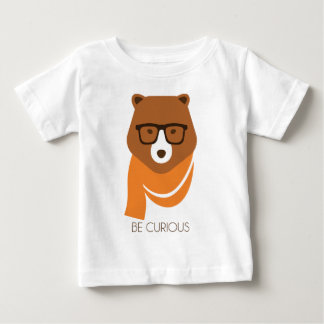 Camiseta De Bebé Oso curioso