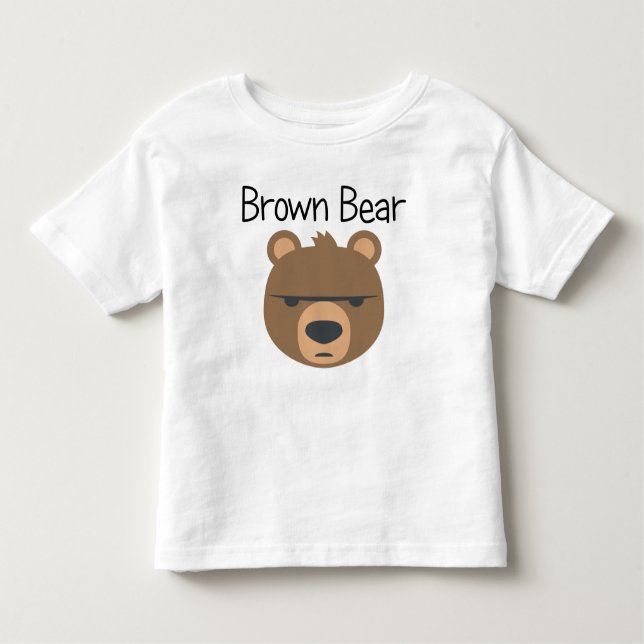 Camiseta De Bebé Oso de Brown (Anverso)