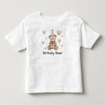 Camiseta de bebé Oso de cumpleaños Oso de peluche 