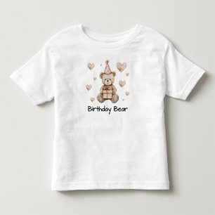Camiseta de bebé Oso de cumpleaños Oso de peluche 