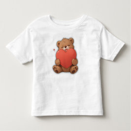 Camiseta De Bebé Oso de guarnición