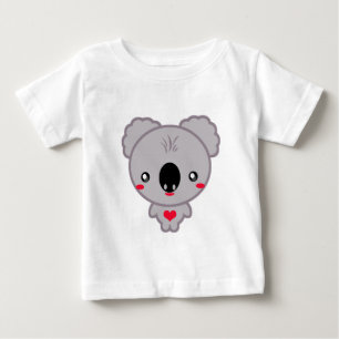 Camiseta De Bebé Oso de koala de Kawaii