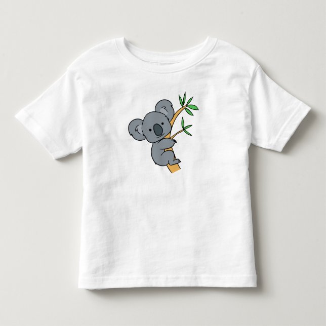 Camiseta De Bebé Oso de koala lindo (Anverso)