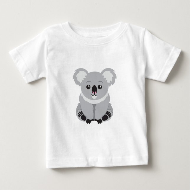 Camiseta De Bebé Oso de koala lindo (Anverso)