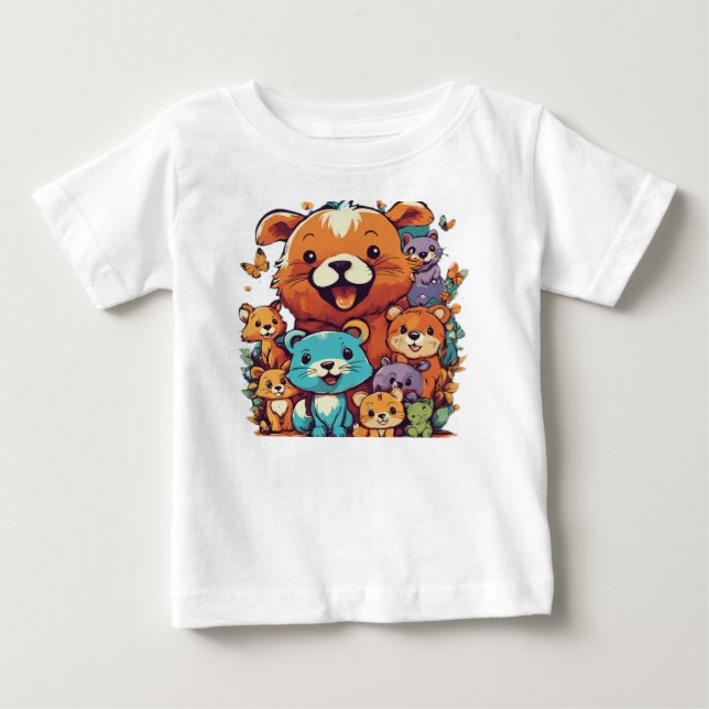 Camiseta De Bebé Oso de peluche (Anverso)