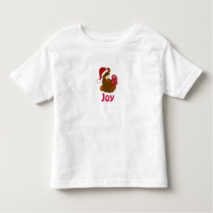 Camiseta De Bebé Oso de peluche con regalo de vacaciones - Alegría