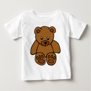 Camiseta De Bebé Oso de peluche de Brown