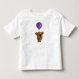 Camiseta De Bebé Oso de peluche del globo