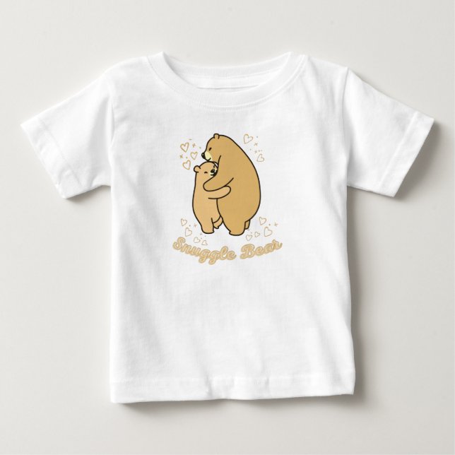 Camiseta De Bebé Oso de sonda (Anverso)