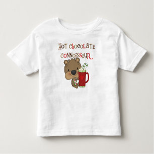 Camiseta De Bebé Oso del muchacho del perito del chocolate caliente