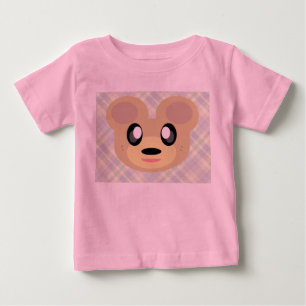 Camiseta De Bebé Oso Dulce Kawaii Miel Cuadro Abrazable Lindo