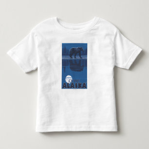 Camiseta De Bebé Oso en claro de luna - curry, Alaska