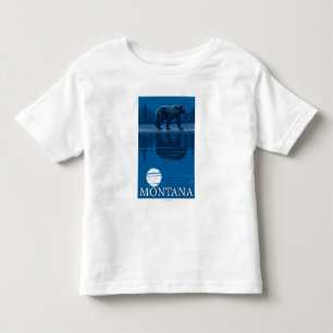 Camiseta De Bebé Oso en claro de luna - Montana