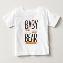 Oso Grizzly Bebé de Tipo Dibujado a Mano en Marrón