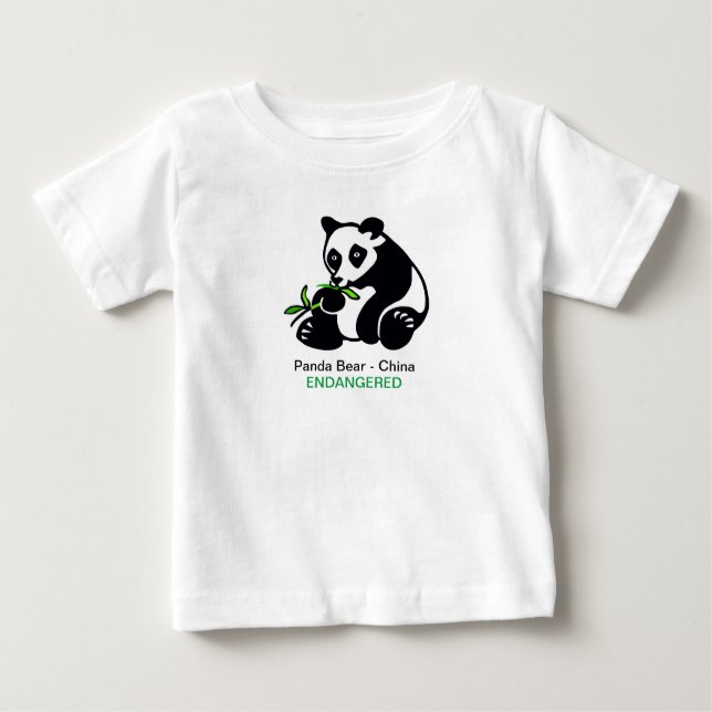 Camiseta De Bebé Oso lindo PANDA - China - Amante animal - (Anverso)