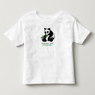 Camiseta De Bebé Oso PANDA - Animales en peligro de extinción - vid